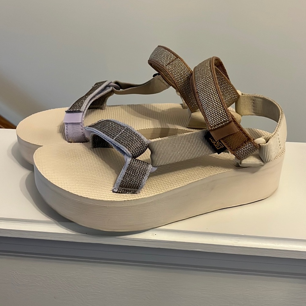 TEVA Platform Sandals. Excellent condition.